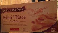 Mini flûtes feuilletées salées