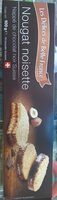 Nougat Noisette - nappé de chocolat noir Suisse