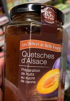 Préparation de fruits quetsches d'alsace