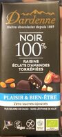 Noir 100 % Raisins Éclats d’amandes torréfiées