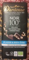 Noir 100% éclats de noisettes torréfiées