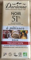 Noir 51% à pâtisser