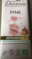 Chocolat blanc aux fraises