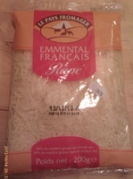 Emmental Français Râpé (29 % MG)