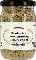 Moutarde à l'ancienne taux de sel réduit