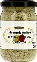Moutarde Entière Au Vinaigre De Cidre