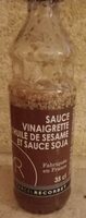 Sauce vinaigrette à l'huile de sésame et sauce soja