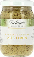 Moutarde Entière au citron et au vinaigre de cidre