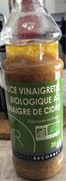 Sauce vinaigrette biologique au vinaigre de cidre