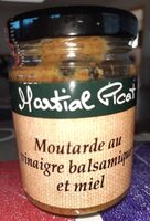 Moutarde au vinaigre balsamique et miel