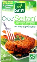 Croc'Seitan sésame et potimarron