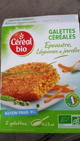 Galettes céréales Epeautre Légumes du Jardin