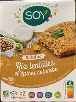 Grinioc Riz, lentilles et colombo
