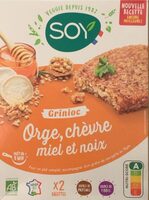 Grinioc orge chèvre, miel, noix