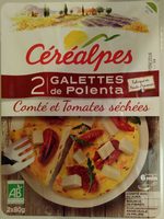 Galettes de polenta comté et tomates séchées