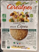 Galettes aux cèpes