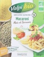 Macaronis Mais et Sarrasin sans gluten