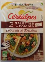 Galettes de Polenta Épinards et Noisettes