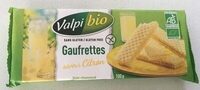 Gaufrettes Citron Sans Gluten