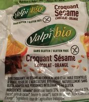Croquant sésame chocolat orange