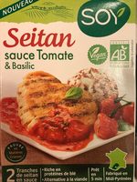 Galette Seitan sauce Tomate & Basilic
