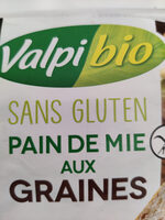 Pain de mie sans gluten aux graines