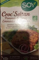 Croc galette seitan pomme de terre emmental oignon