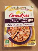 Galettes de polenta aubergines et parmesan