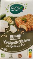 Croc' Seitan Courgettes & Chèvre aux pignons de pin