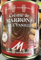 Crème de marrons à la vanille