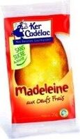 Madeleine Aux Oeufs Frais Sans Sucre Ajouté 1 - Ker Cadelac