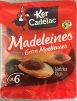Madeleines Extra Moelleuses Marbrées Cacao