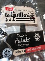 Duo de Palets Pur Beurre, Nature et Tout Chocolat