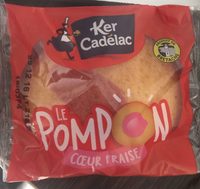 Le Pompon Cœur Fraise