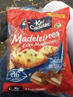 Madeleines Extra Moelleuses Chocolat au Lait
