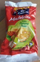 Madeleine cœur pomme poire