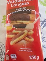 Madeleines longues marbrés