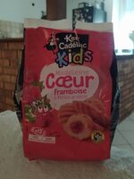 Madeleine coeur framboise
