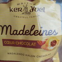 Madeleine coeur chocolat