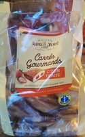 Carrés gourmands, coeur chocolat