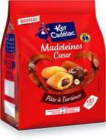 Madeleines Coeur pâte à tartiner