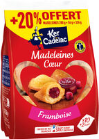 Madeleines Cœur Framboises