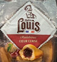 Madeleines cœur cerise