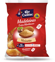 Madeleines Extra Moelleuses Noisette