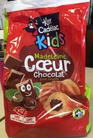Madeleine Cœur Chocolat Goût Noisette