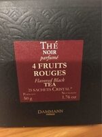 Thé Noir Parfumé 4 Fruits Rouges