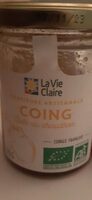 Confiture artisanale coing
