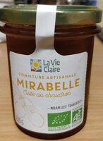 Confiture artisanale de mirabelles cuite au chaudron