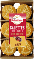 Galettes bretonnes pur beurre au rhum