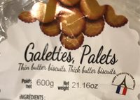 Galettes, Palets